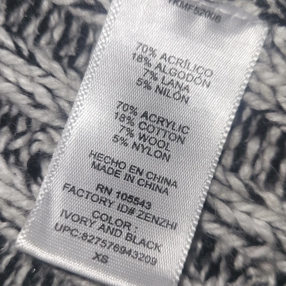 Thakoon for Design Nation Woven Cardigan Sweater Cropped Sleeve Size X Small - Picture 6 of 8
